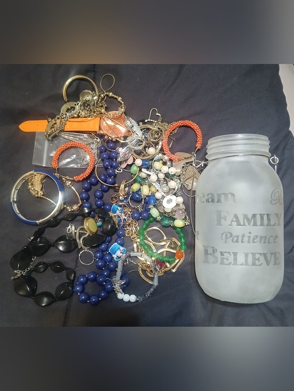 Cute Jar Of Wearable Jewelry